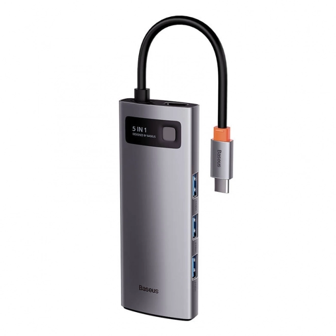 Adaptér 5v1 Baseus USB-C na HDMI, USB 3.0 a PD