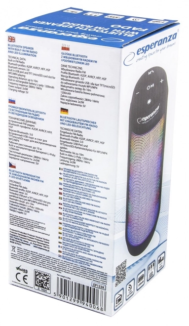 Bluetooth reproduktor s LED podsvietením