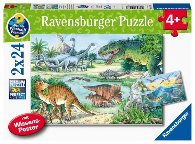 Ravensburger Puzzle Svet dinosaurov