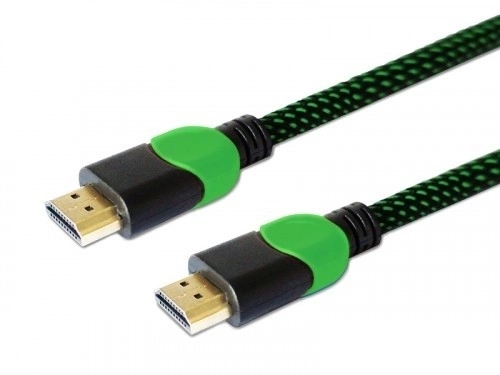 Kábel HDMI 2.0 zeleno-čierny 1,8m