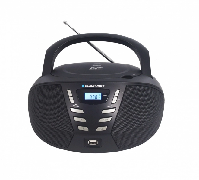 Boombox FM CD/MP3/USB/AUX čierny