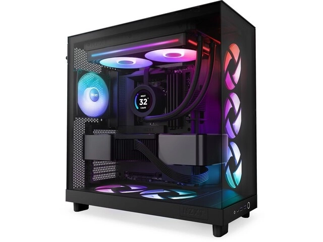 Nzxt F280 RGB Core PWM čierny ventilátor