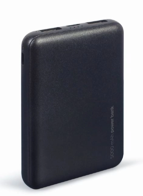 Powerbank 5000 mAh čierny