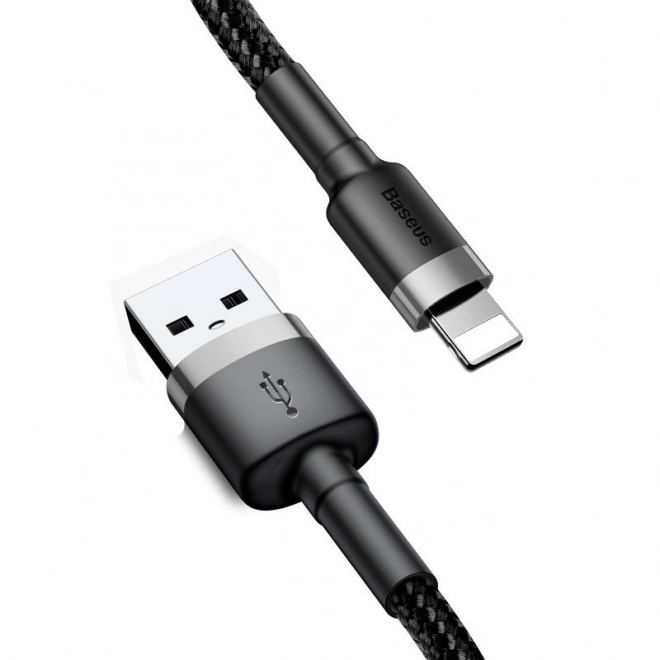 Baseus kábel USB Lightning 2 m šedo-čierny