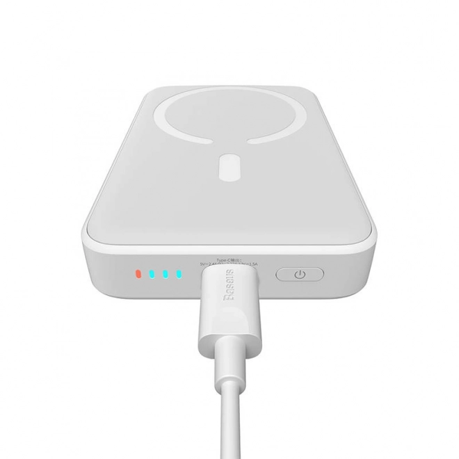 Magnetická powerbanka Baseus 10000mAh USB-C 20W biela