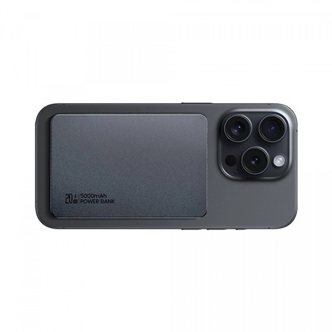 Indukčná powerbanka 5000mAh 20W MagSafe PD biela