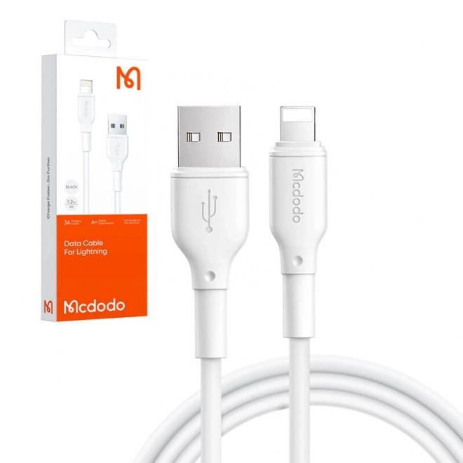 Nabíjací kábel USB-A na Lightning Mcdodo 1.2m biely