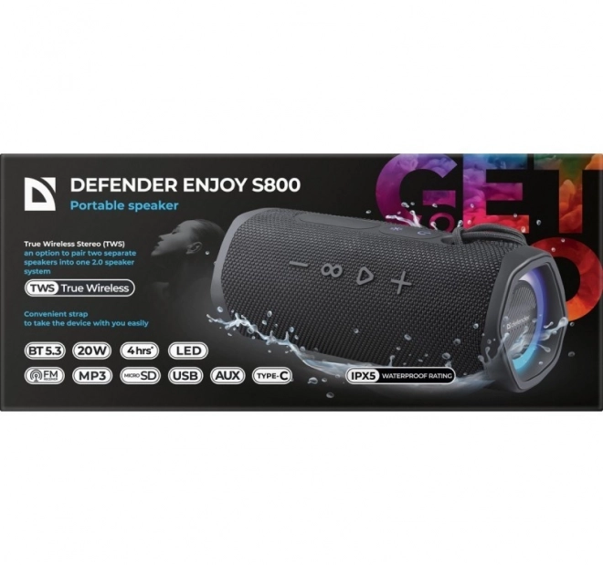 Bluetooth reproduktor Enjoy S800 čierny
