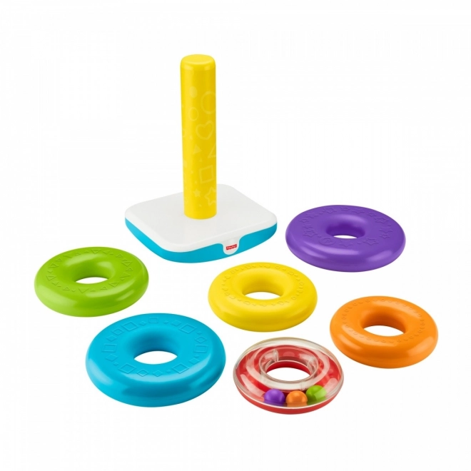 Veľká pyramída z krúžkov Fisher-Price