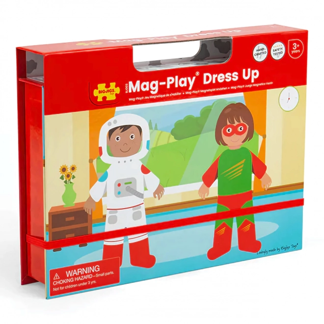 Bigjigs Toys magnetické obliekanie puzzle Šaty