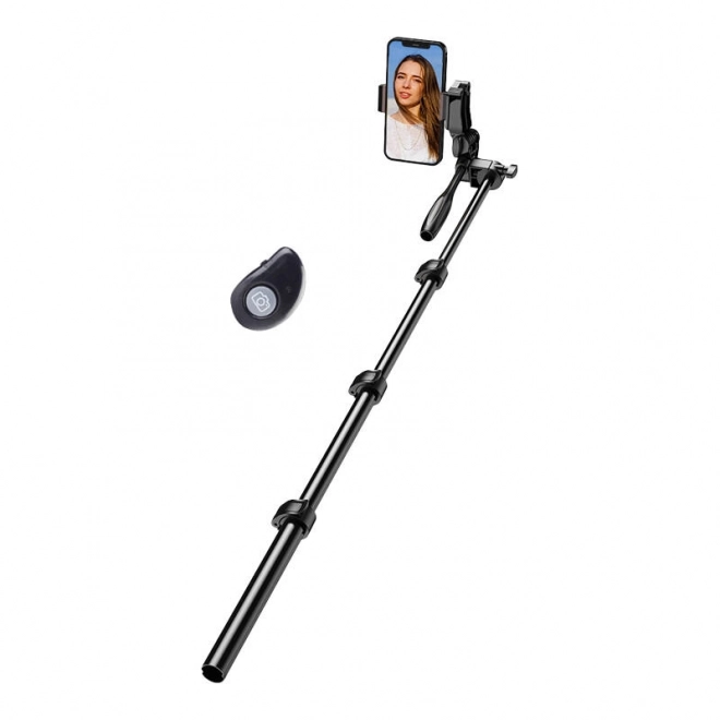 Statív a selfie tyč Apexel 70 cm (čierna)