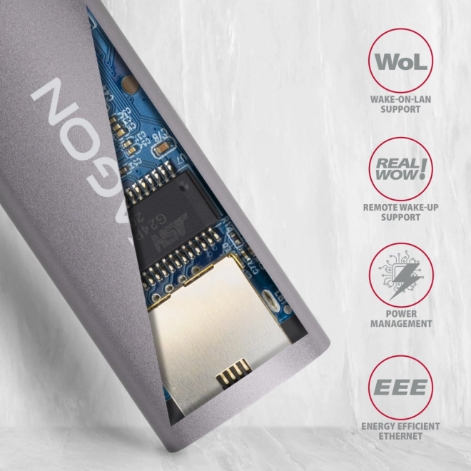 Axagon sieťový adaptér Ethernet USB Type A 3.2 Gen 1
