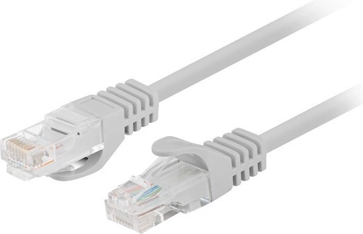 Patchcord kat.6 UTP 7,5 m fluke sivý
