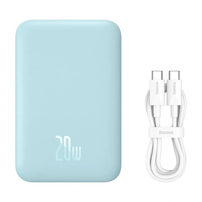 Mini powerbanka Baseus 6000 mAh 20W modrá