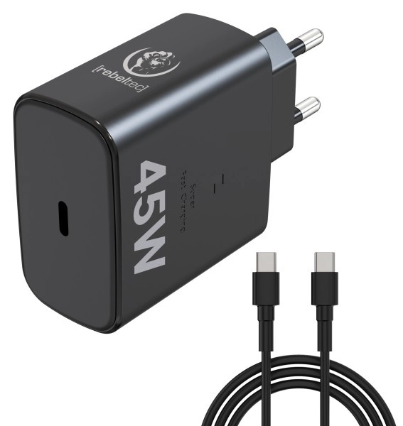 Univerzálna nabíjačka USB-C pre notebooky a smartfóny 45W