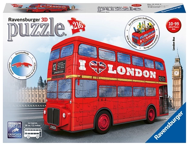 3D Puzzle Londýnsky Autobus Doubledecker