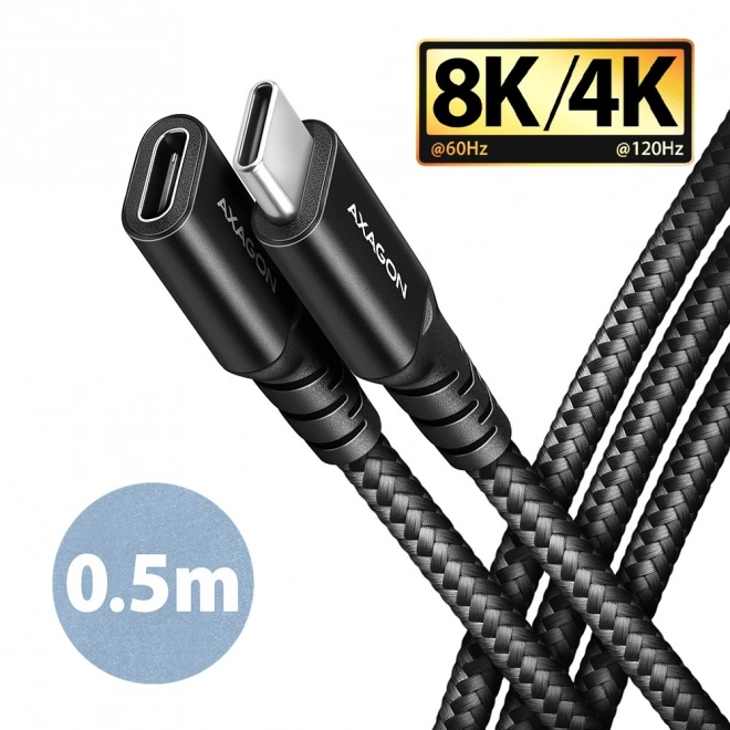 Axagon premium predlžovací kábel USB-C na USB-C
