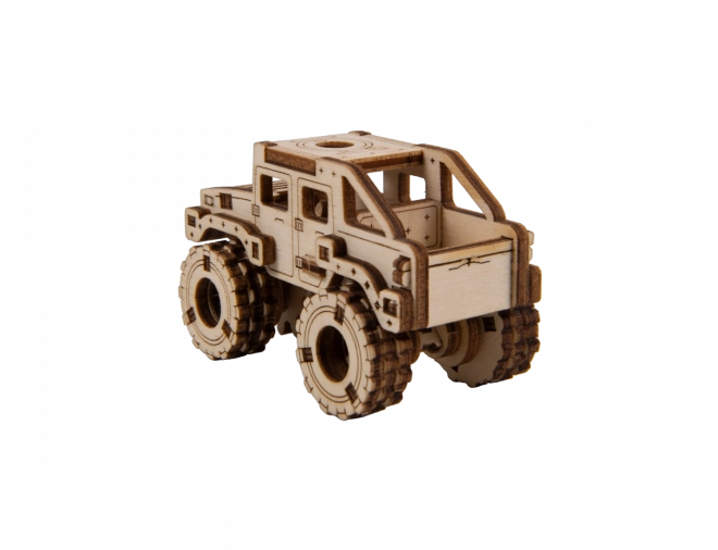 Drevené 3D puzzle - model Monster Truck