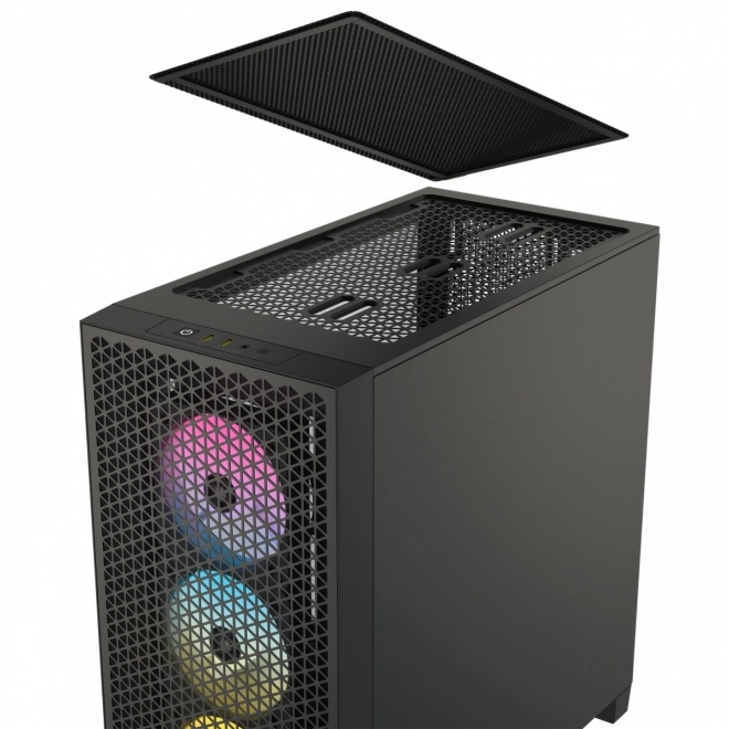 Corsair 3000D airflow rgb tg mid-tower čierna