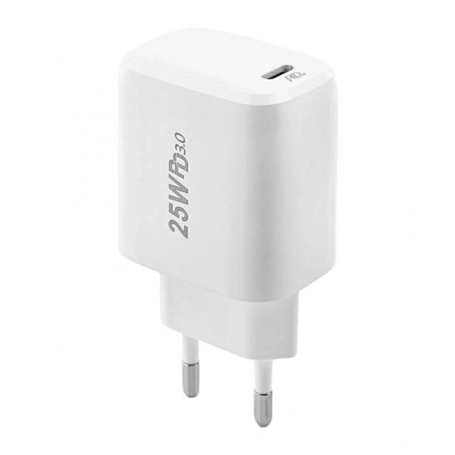 Rychlonabíjačka USB-C 25 W biela