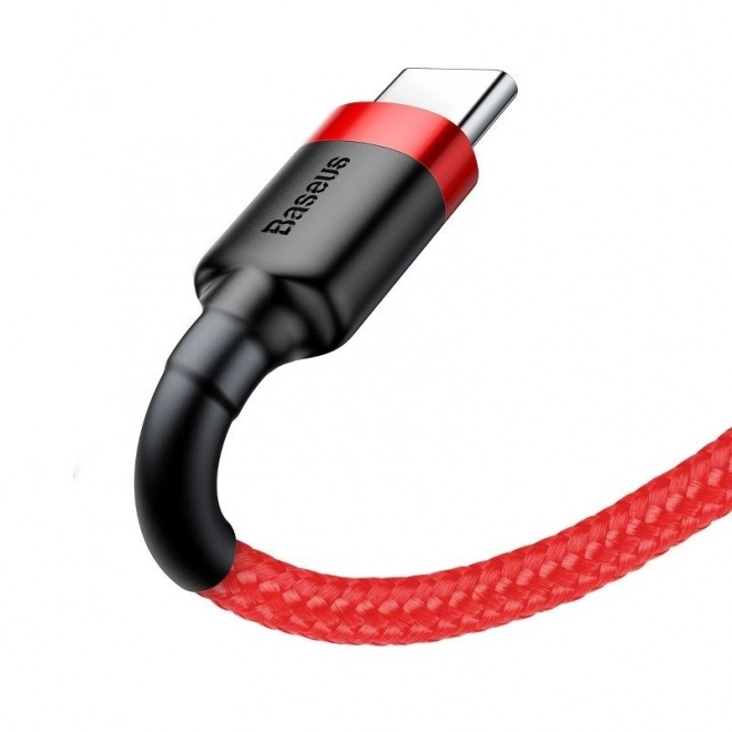 Kábel Baseus Cafule USB-C 2A 2m červený