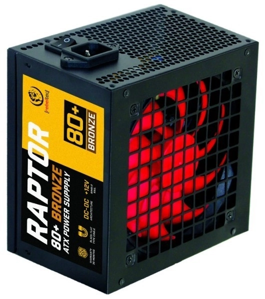 Napájací zdroj ATX Rebeltec Raptor 600W BRONZE 80+