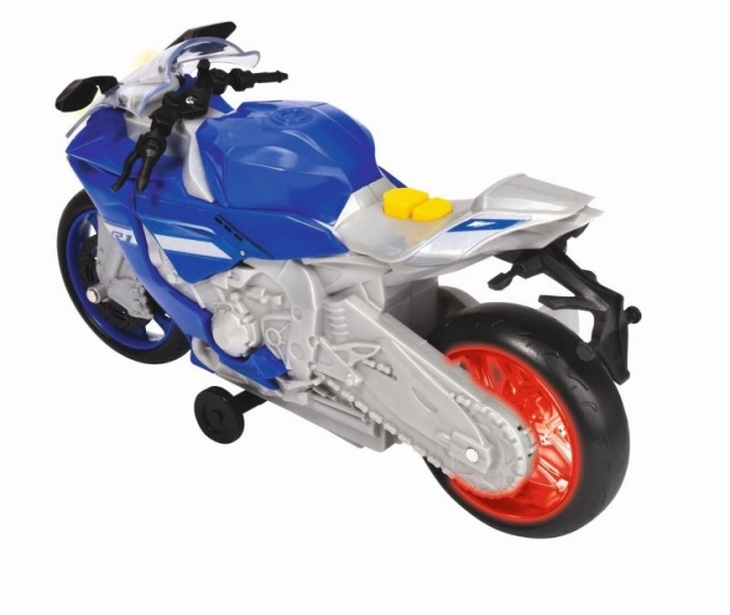 Motorka Yamaha R1 so zvukovými a svetelnými efektmi 26 cm