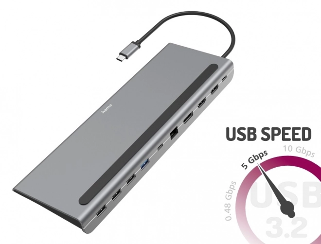 Multifunkčná USB-C dokovacia stanica s 10 portami