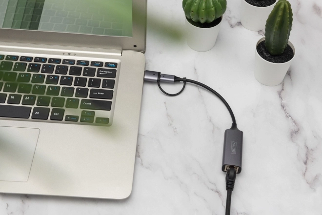 Digitus USB-C a USB-A adaptér na RJ45 2.5 Gigabit Ethernet