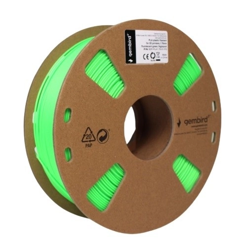 Fluorescenčný zelený 3D tlačový filament PLA 1.75mm