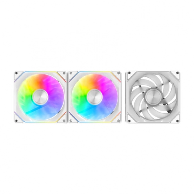 Ventilátor White Darkflash Gauss ARGB Sada