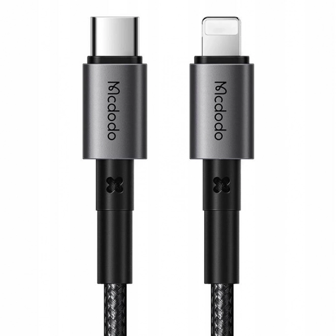 Kábel USB-C na Lightning 36W 1,8m čierny