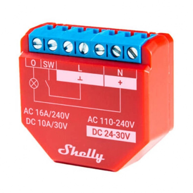 Wi-Fi Smart Relé Shelly Plus 1PM s meraním výkonu