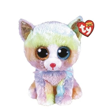 Maskotka TY Beanie Boos - Mačka Heather 15 cm