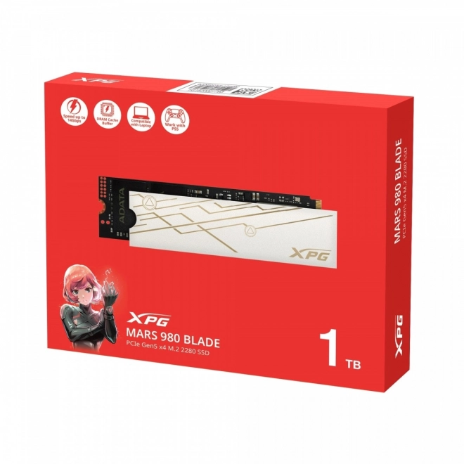 Vysokorýchlostný SSD disk XPG Mars 980 Blade pre notebooky