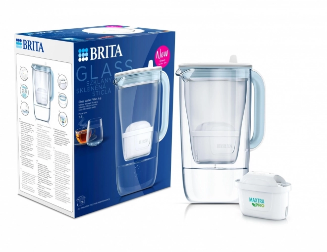 Sklenená Filtračná Džbán Brita Glass 2,5L + Filtr MAXTRA PRO Pure Performance