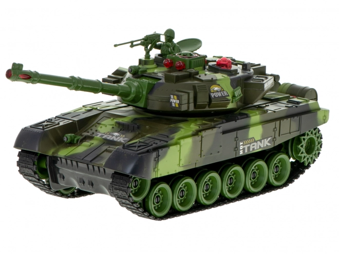 RC tank 9995 diaľkové ovládanie 2,4 GHz zelený