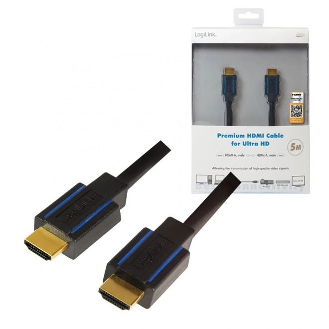 Prémiový HDMI kábel Ultra HD 5m