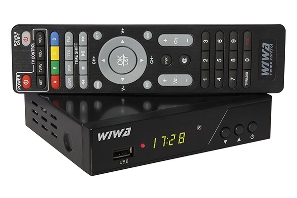 Moderný HD Tuner WIWA H.265 PRO DVB-T2