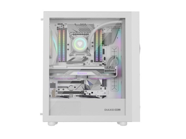 Počítačová skriňa Genesis Diaxid 605 ARGB biela