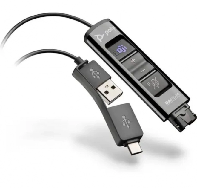 Adaptér USB na QD čierny