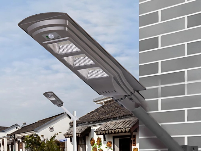 Solárna LED pouličná lampa s diaľkovým ovládaním
