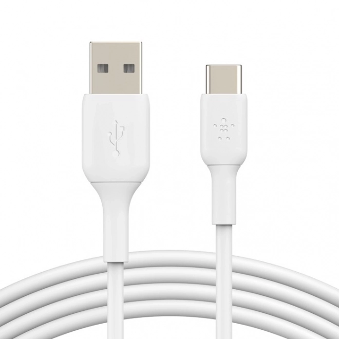 Biely USB-C na USB-A kábel 15 cm