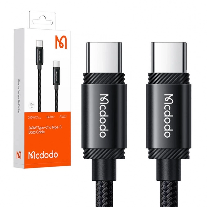 Kábel USB-C na USB-C 240W 2m Čierny