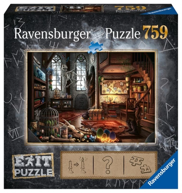 Ravensburger Úniková Puzzle Dračí Laboratórium