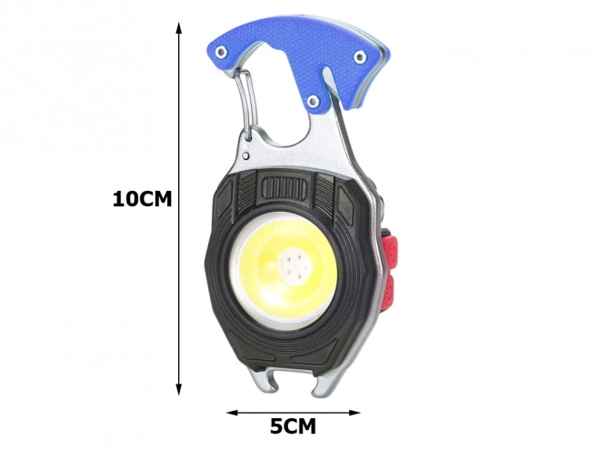 Multifunkčné LED svetlo so závesným krúžkom a magnetom