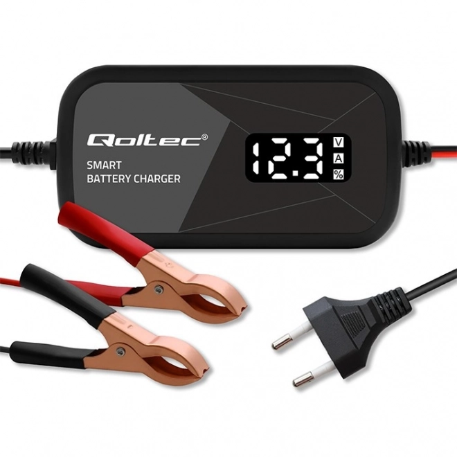 Inteligentná mikroprocesorová nabíjačka 12V, 2A s LCD displejom