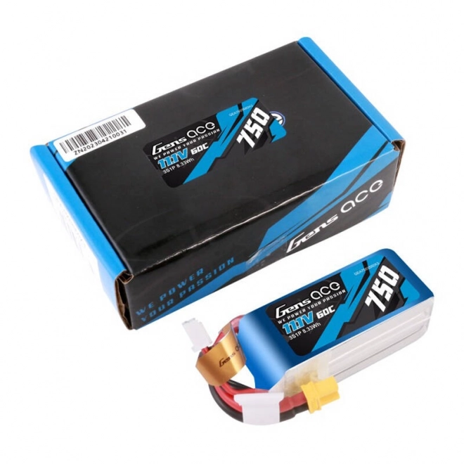 Lipo batéria Gens Ace 750mAh s konektorom XT30