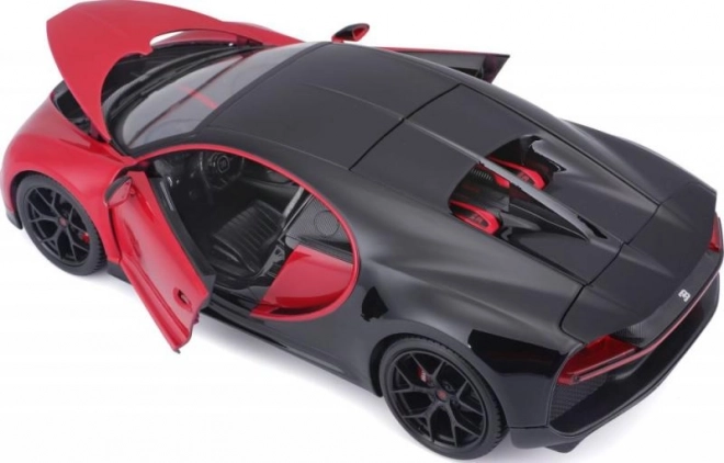 Bburago 1:18 Plus Bugatti Chiron Sport Červený