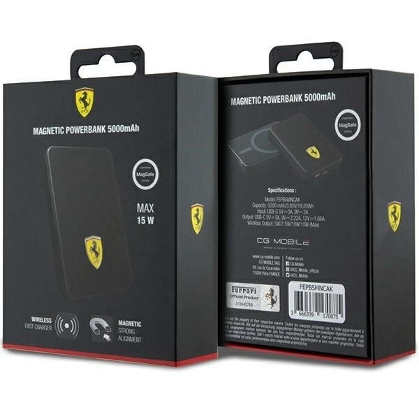 Ferrari indukčná MagSafe powerbanka 5000mAh